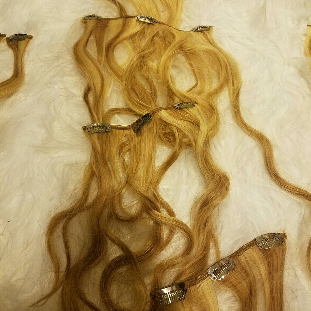 Hair extension clip-ins